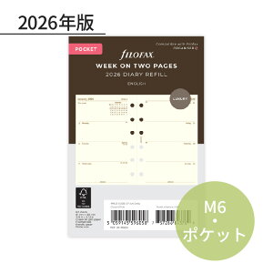 FILOFAX 2026N VXe蒠tB ~j6 J1T -iRbgN[j 26-68224 t@Ct@bNX