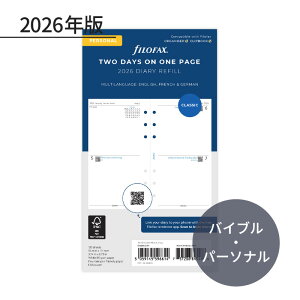FILOFAX 2026N VXe蒠tB oCu J4 26-68423 t@Ct@bNX
