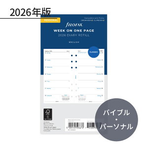 FILOFAX 2026N VXe蒠tB oCu J2T 26-68426 t@Ct@bNX