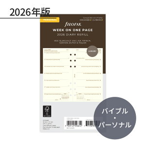 FILOFAX 2026N VXe蒠tB oCu J2TԁiRbgN[j 26-68439 t@Ct@bNX