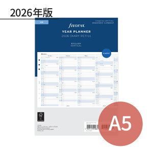 FILOFAX 2026N VXe蒠tB A5 o[`JC[vi[ 26-68501 t@Ct@bNX