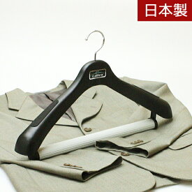 ハンガー スーツ ジャケット プラスチック セット エキスパート極太ハンガー47cm ブラック 5本セット 大きいサイズ