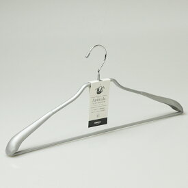 ハンガー すべらない メンズ 滑らないハンガー W45cm 1本/10本/50本/100本 スーツハンガー すべらないハンガー アニマーレスーツハンガー 45 シルバー 洗濯 ハンガー 薄型 ジャケット コート ハンガー 大きめ 大きいハンガー