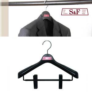 �y300�~OFF�N�[�|��!�|�C���g�o�b�N�Ձz�v���X�`�b�N �n���K�[ �N���b�v�t�� 36cm/40cm/45cm S&F �P�i�`3�{�Z�b�g ���{�� �u���b�N �X�[�c�n���K�[ �W���P�b�g �n���K�[ �X���b�N�X �s���`�t�� �r