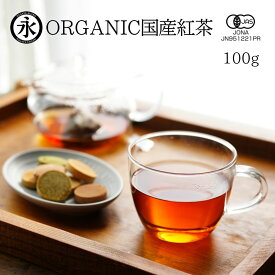 オーガニック紅茶 100g 紅茶 有機紅茶 茶葉 リーフ 有機和紅茶 有機 和紅茶 ORGANIC JAPANESE Kocha Organic black tea (grown in Japan) 永田茶園