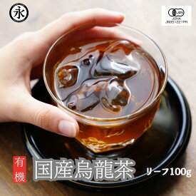 烏龍茶 茶葉 100g 国産 有機茶 オーガニック リーフ 和烏龍茶 香りがよい ウーロン茶 国産烏龍茶 オーガニック 国産有機栽培茶100% 茶 お茶 ORGANIC JAPANESE Oolong tea leaf