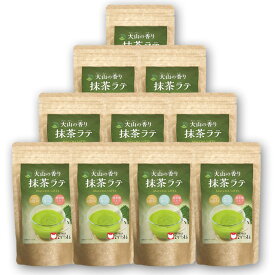 長田茶店【大山の香り 抹茶ラテ 10本セット】お茶 抹茶 大山茶 カフェラテ 粉末 ミルク 抹茶オレ 抹茶オーレ まとめ買い お得 お買い得 お土産 贈りもの ギフト プレゼント プチギフト 手土産 母の日 父の日 敬老の日 誕生日 内祝い