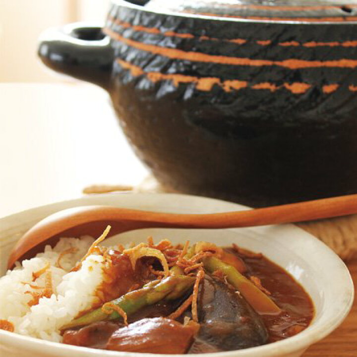 楽天市場】【公式限定】 伊賀土鍋 カレー鍋 黒らく 1800ml 長谷園 土鍋 
