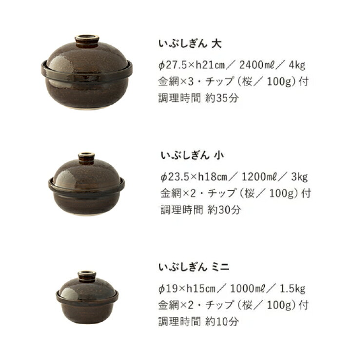 楽天市場】【公式】 いぶしぎん 大 2400ml 長谷園 土鍋 燻製土鍋 燻製 