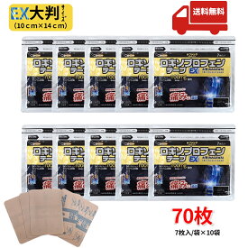 【第2類医薬品】サファシア ロキソプロフェンテープ EX大判 7枚×10袋 70枚 【ナガワ薬品】NAGAWA ロキソニン 湿布 シップ 市販 腰痛 肩こり 膝痛 筋肉痛 関節痛 五十肩 四十肩 貼り薬 鎮痛 消炎 冷感タイプ 24時間しっかり密着 大判サイズ 湿布薬