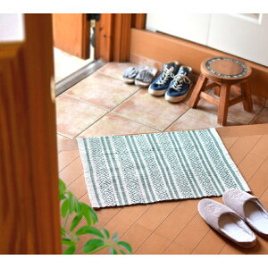 �y�A�W�A���G��/�G�X�j�b�N�G�݁zPET �����[�X �}�b�g �A�C�V���N ���O�}�b�g 60×40cm�i3�^�C�v�j