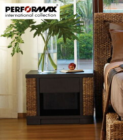 テーブル ベッドサイド 引出し付き 高品質 ウォーターヒヤシンス ナイトテーブル アジアンテーブル 寝室 リゾート ホテルライク バリ 高級 アジアン家具 ナチュラル モダン ハワイアン PERFORMAX （受注生産品）