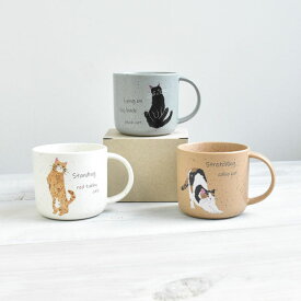 CYAMEKKE マグ クロ / 茶トラ / ミケ 日本製 ネコ ねこ 猫 マグカップ 電子レンジ 食洗器 chamekke チャメッケ y