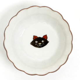 KUTANI SEAL(クタニシール)　菊小鉢「黒猫」