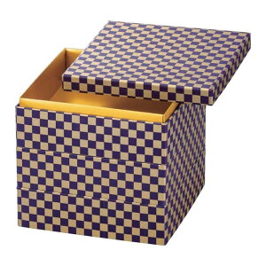 お重 お重箱 重箱 和紙 重 赤 金 市松 紫 紺 金市松 内 金 紙 6寸 19cm 6.5寸 20cm 7寸 22cm 蓋 親 1段 2段 3段 一段 二段 三段 おせち お節料理 弁当 お弁当 日本製 国産 おしゃれ こだわり 迎春 正月 お