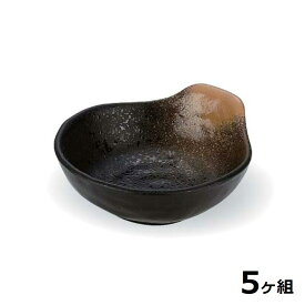 【送料無料】 【5個セット】 Shellmine シェルミン ( バイオマス食器 ) 呑水小鉢 呑水 小鉢 金 吹 茶 タタキ塗 12.1cm 170cc 食洗器対応 耐熱温度 200℃ 全面塗装品 非プラスチック 地球環境 エコ 日本製 国産 食器洗浄機 陶器 漆器 塗 食器 和食器 洋食器 飲食店 業務用