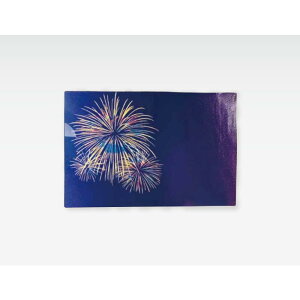 【送料無料】 【包装のし可】 塗り ガラス 食器 蒔絵 シリーズ ガラス プレート S マジョ ブルー 花火 27.5cm 塗 漆 皿 角 角皿 大皿 食洗機対応 日本製 国産 おしゃれ こだわり ギフト 贈答品 お