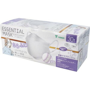 ����ӂ� ESSENTIAL MASK �s�D�z�}�X�N �p�[���z���C�g FD30-WH �����}�X�N�P�[�X�t�� 30����×4��
