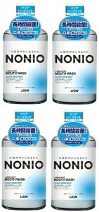 �܂Ƃߔ���NONIO �}�E�X�E�H�b�V�� �N���A�n�[�u�~���g 600ml ����t (��򕔊O�i)×4 ��