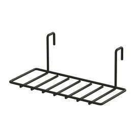 平安伸銅工業 LABRICO DIY収納パーツ ナゲシレールシェルフ ブラック 使用荷重1kg KXK-213