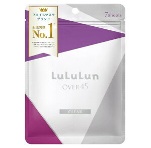 LuLuLun �������� OVER45 �A�C���X�u���[ �i�N���A�j7���� �p�b�N �t�F�C�X�p�b�N �V�[�g�}�X�N �f�C���[ �ێ�