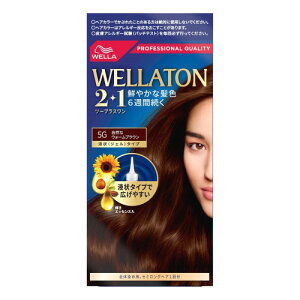 Wella �E�G���g�[�� 2+1 �������� �t��^�C�v 5G ���R�ȃE�H�[���u���E�� �N�₩�Ȕ��F6�T�ԑ��� ��򕔊O�i