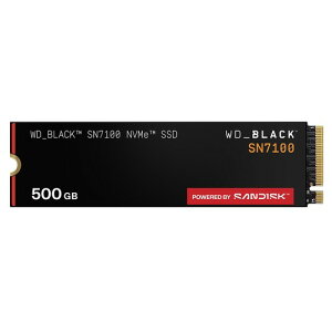 WD_BLACK 500GB SN7100 NVMe �����Q�[�~���OSSD �\���b�h�X�e�[�g�h���C�u - Gen4 PCIe, M.2 2280 �ő�6,800MB/�b - WDS500G4X0E