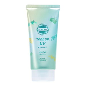 Suncut �T���J�b�g �g�[���A�b�v UV �G�b�Z���X SPF50+ PA++++ UV�ϐ����� �~���g�O���[�� 80g ��E���炾�p ���Ă��~�� ���e�t70%�z�� ���ω��n �Ԃ݃J�o�[�E�������A�b�v �ԕ��E�ق���EP2.5�u���b