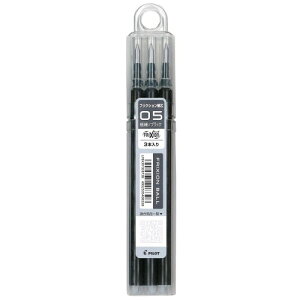 Pilot �ւ��c �t���N�V���� �{�[���y�� 0.5mm �u���b�N 3�{ LFBKRF30EF3B
