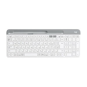 ���W�N�[�� �É� Bluetooth ���C�����X�L�[�{�[�h K580OW �I�t�z���C�g �����^ ���^ Unifying ���C�����X �L�[�{�[�h ���^ �e���L�[ ���� Windows Mac iPad iOS Android Chrome Surface K580 ����