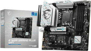 MSI�}�U�[�{�[�h B760M GAMING PLUS WIFI ��14/13/12����Intel CPU(LGA1700) DDR5 Micro-ATX �Q�[�~���O�����ŉ��K�ɃQ�[��[B760 ����] MB6465
