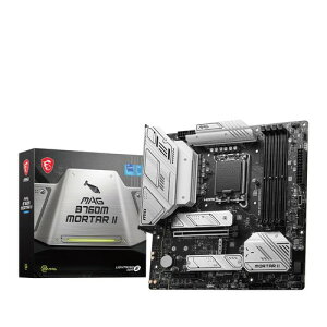MSI �}�U�[�{�[�h���f��MAG B760M MORTAR II ��14/13����[Intel B760 ����]mATX�E2024�N�z���C�g����PC�E���͓d����H12+1+1 Intel CPU(LGA1700) MB6470