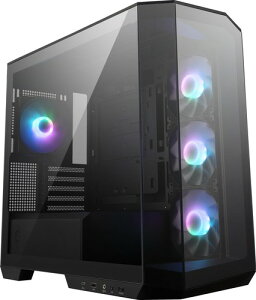 MSI MAG PANO M100R PZ PC�P�[�X microATX �~�h���^���[ �� �s���[���X���f�� ARGB�t�@��4��t�������K���X�p�l�� �w�ʃR�l�N�^�Ή� CS8963