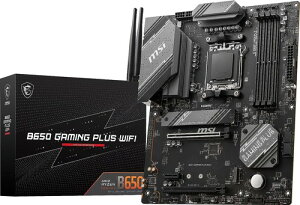 MSI �}�U�[�{�[�h B650 GAMING PLUS WIFI AMD Ryzen 7000/9000 �V���[�Y�Ή�B650���� ATX �ő�DDR5-7200 (OC)�Ή� MB6266
