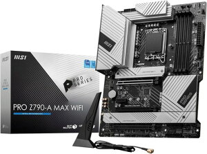 MSI PRO Z790-A MAX WIFI ��14/13/12����Intel LGA1700 Core�v���Z�b�T�Ή� DDR5 Z790�`�b�v�Z�b�g ATX �}�U�[�{�[�h MB6305