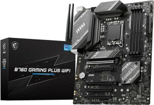 1�N�����ۏؔ�MSI B760 GAMING PLUS WIFI/A DDR5 �}�U�[�{�[�h ��13/12����CPU(LGA1700)�Ή� PCIE�X���b�g5�� ATX [Intel B760] MB6246