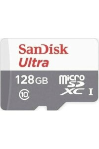 SanDisk Ultra 128GB 100MB/s UHS-I Class 10 microSDXC Card SDSQUNR-128G-GN3MN �C�O�p�b�P�[�W�i