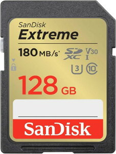 SD�J�[�h 128GB SDXC Class10 UHS-I U3 V30 Extreme SDSDXVA-128G-GHJIN �V�p�b�P�[�W [���s�A���i]