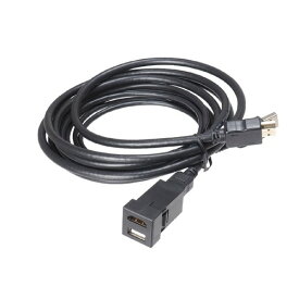 Beat-Sonic (ビートソニック) USB/HDMI延長ケーブル トヨタ/ダイハツ車用 スペアスイッチホールに追加 サイズ23x23
