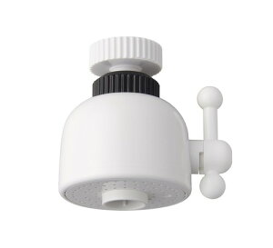 SANEI(�T���G�C) �L�b�`���V�����[ �����ؑ� ��U�� 360�x��] �ی^�p�C�v16�E19mm M22X1.25�Ή� �z���C�g PM207-W