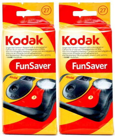 FunSaver 使い捨てカメラ フラッシュ800 ISO 2個付き