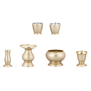 【10/30~11/1限定|10%クーポン配布中】仏具 セット 仏具セット モダン仏具セット 【琵琶 3.0寸 6点セット 具足 選べる4カラー】 家具調用仏具 モダン仏壇 香炉 茶湯器 仏飯器 花立 蝋燭立て 線香