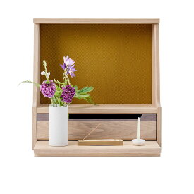 ミニ仏壇 仏具 セット 「HAJIME タモ・ナチュラル系仏具セットB」 全5色 仏壇 モダン ミニ オープン型 おしゃれ コンパクト ミニ仏具 三具足 一式