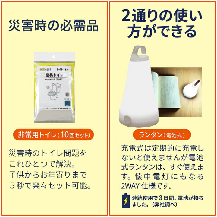 楽天市場】【楽天ランキング1位】 防災セット 2人用 68点 トイレ 水 