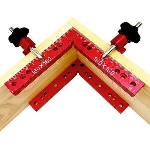 L�`���p��K �R�[�i�[�N�����v 2�Z�b�g �A���~������ �؍H�p ���ߕt���c�[�� 160x160mm �w�� �z�� DIY �؍� �Œ� �ڒ�