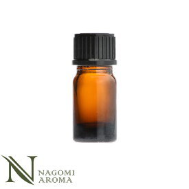 遮光ビン 5ml（アンバー） 黒キャップ＆ヴァーティカルドロッパー 【 遮光瓶 アロマ ドロッパー付 ガラス瓶 容器 薬瓶 調合 保存 アロマオイル エッセンシャルオイル 精油 キャリアオイル フレグランスオイル 香水 手作り 】