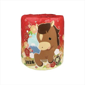 販促用 贈答用 粗品 景品 年末年始 トイレットペーパー 林製紙 干支 ダブル27.5m 個包装100個