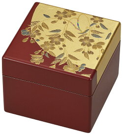 【マラソン5のつく日 P5倍＋まとめ割クーポン5～15％OFF】山中漆器 姫小箱（鏡付） さくら（退職祝 高級 工芸品 石川県 外国人 海外出張 土産 日本製 ギフト 海外発送可 プレゼント 和雑貨 お祝 記念 誕生日 引き出物 景品）