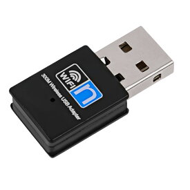 【10%OFF 6/4－6/11 限定】Wi-Fi 無線LAN 子機 300Mbps 11n/g/b 2.4GHz専用 USB 2.0 ワイヤレス 無線LAN USBアダプター コンパクトモデルWindows11/10/8/7/XP/Vista 【送料無料・180日保証】