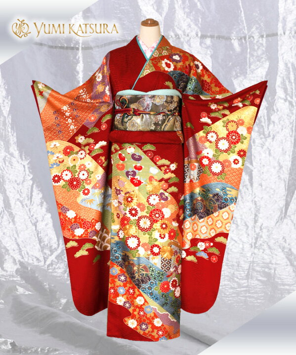 楽天市場】桂 由美 振袖 成人式 振袖 振袖レンタル 金刺繍小花高輝凜美 